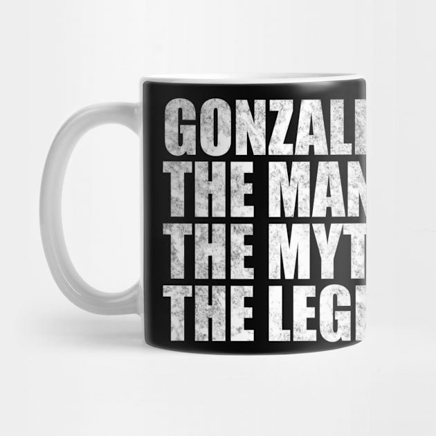 Gonzalez Legend Gonzalez Name Gonzalez given name by TeeLogic